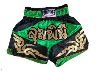 Lumpinee Muay Thai Kickboksning Shorts : LUM-049-Grønn