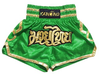 Kanong Shorts Kickboksing barn: KNS-121-Grønn-K