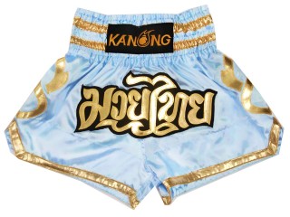 Kanong Shorts Kickboksing barn: KNS-121-Lyse blå-K