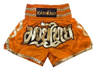 Kanong Shorts Kickboksing barn: KNS-121-Oransje-K