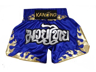 Kanong Shorts Kickboksing barn: KNS-145-Blå-K