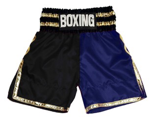 Personlig Boxing Shorts : KNBSH-039-Svart-Marine