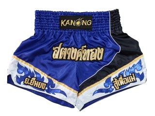 Personlig Muay Thai Shorts : KNSCUST-1230 Blå