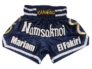 Personlig Muay Thai Shorts : KNSCUST-1250-Marine