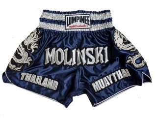 Personlig Muay Thai Shorts : KNSCUST-1251-Navy