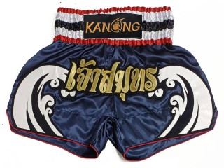 Personlig Muay Thai Shorts : KNSCUST-1259 Marine